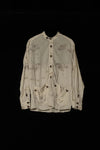 Mutedance 24 Spring/Summer Tussah Silk/Linen Round Neck Jacket Shirt Series MD-MD24SS175-hui hoary PM134